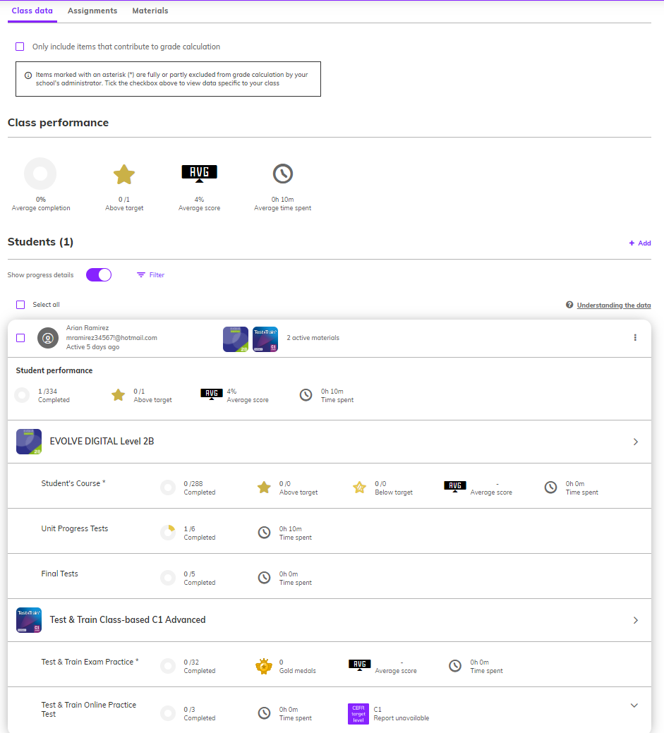 Can I view class data for my class based on its grade customisation settings And can I also see all progress data for my class (2).png