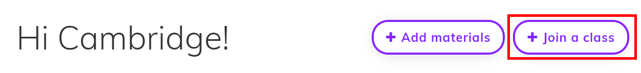 How do I join a class With a class key - Step 1.png
