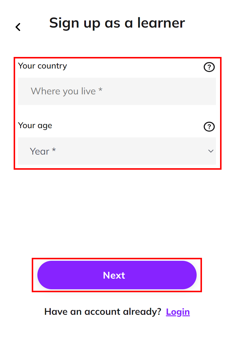 Screenshot of the sign up window highlighting country and age fields.png