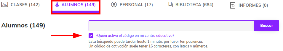 Como administrador, puedo saber qué estudiante activó un código en mi escuela - Step 1.png