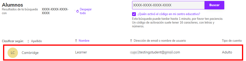 Como administrador, puedo saber qué estudiante activó un código en mi escuela - Step 3A.png
