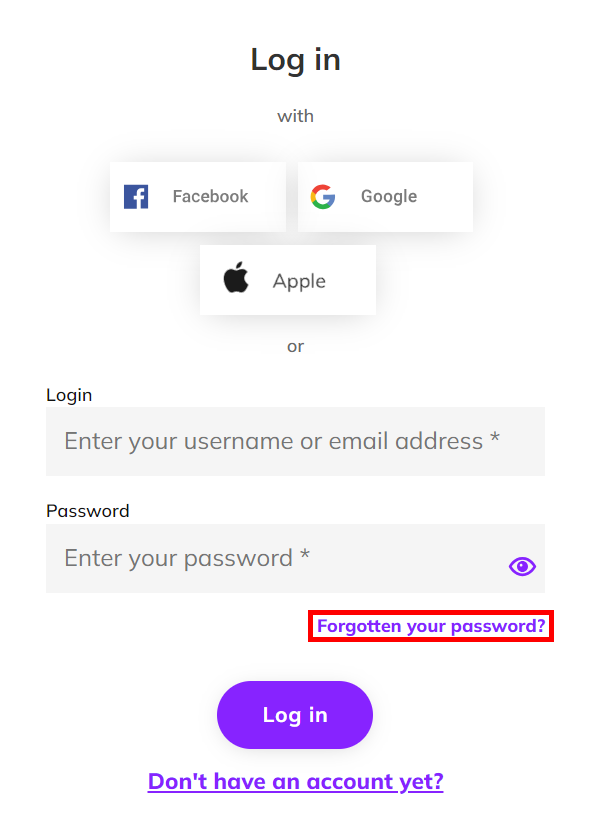What can I do if I have forgotten my password or Cambridge One doesn’t recognise my login details - Step 1.png